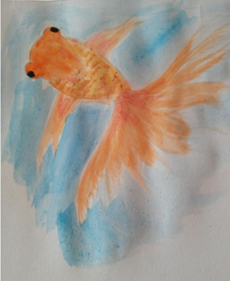 水粉画鱼的画法步骤 水彩迷