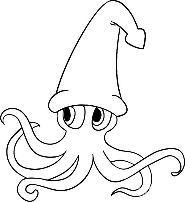 圣诞节的小章鱼的简笔画怎么画圣诞节的小章鱼简笔画图片