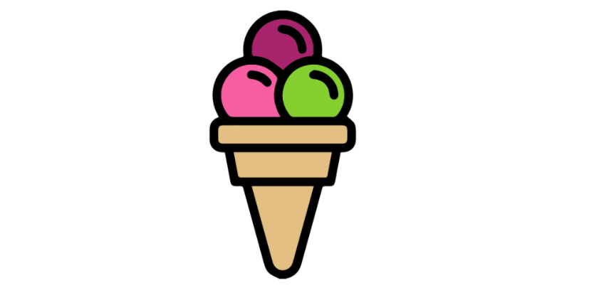 冰淇淋的简笔画怎么画冰淇淋简笔画简单