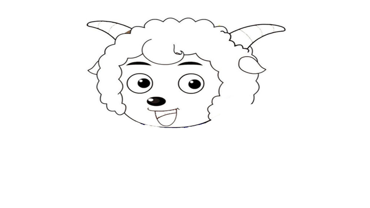 喜羊羊简笔画怎么画喜羊羊简笔画简单又好看