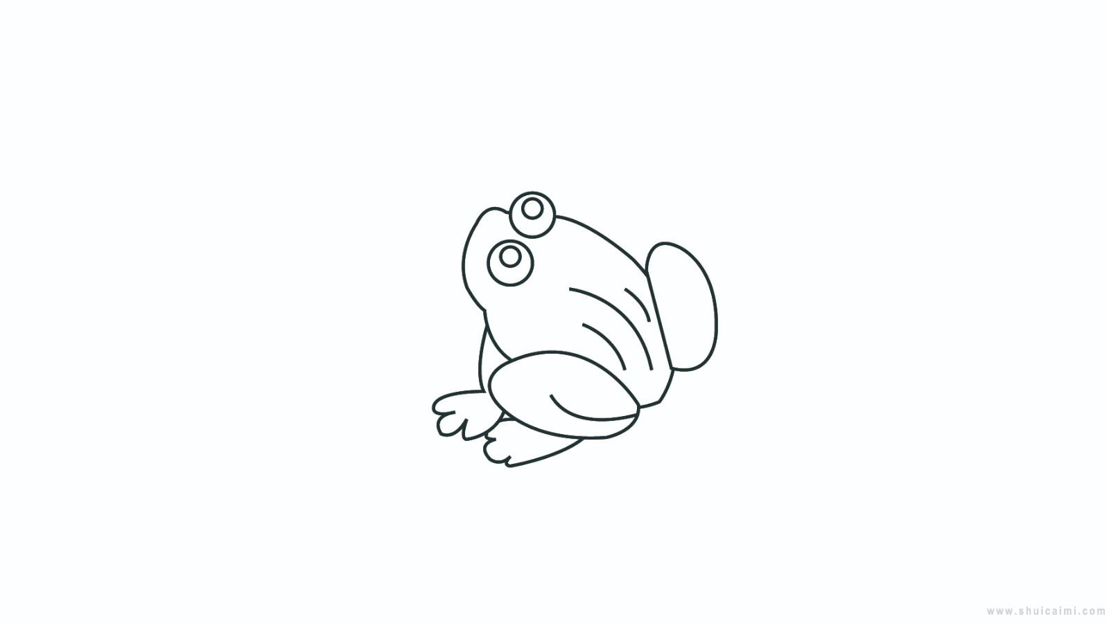 青蛙简笔画动物图片_综合图库 - 动态图库网