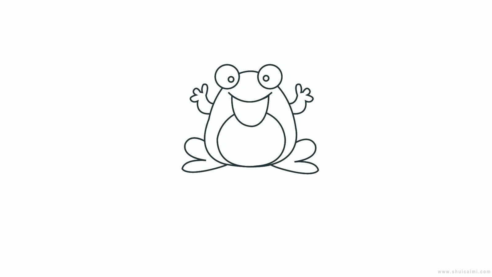 卡通简笔画小青蛙设计图__动漫人物_动漫动画_设计图库_昵图网nipic.com