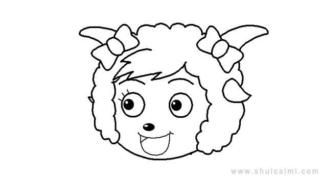 美羊羊简笔画怎么画美羊羊简笔画步骤