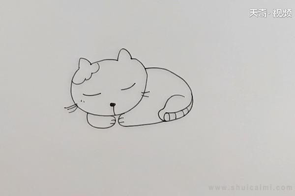 猫咪简笔画怎么画猫咪简笔画简单