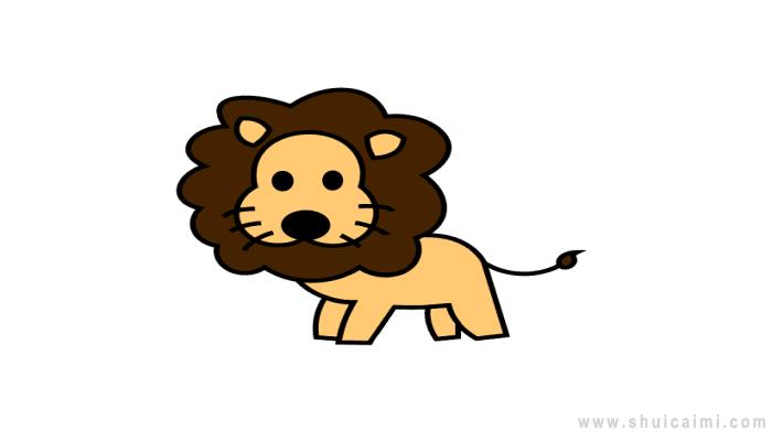 狮子简笔画怎么画狮子简笔画简单