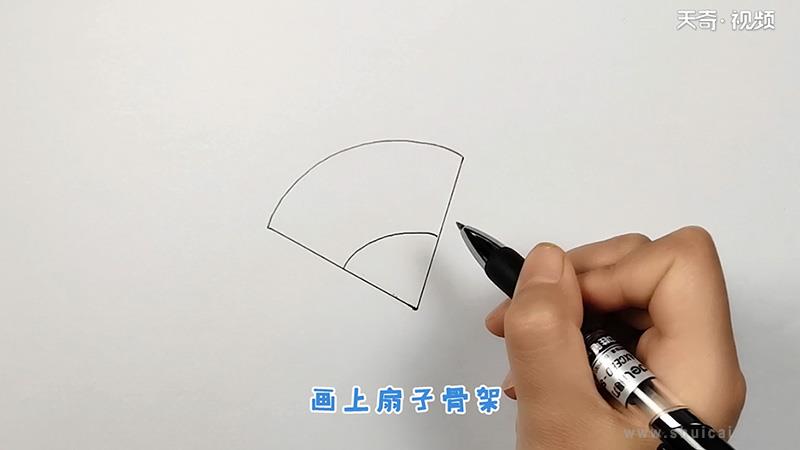 扇子简笔画怎么画扇子简笔画图片大全