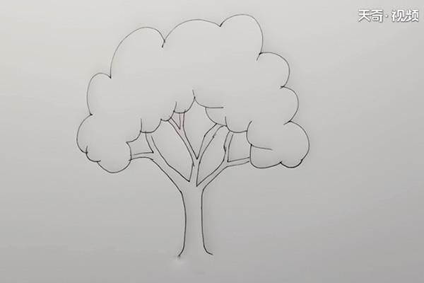 苹果树简笔画怎么画苹果树简笔画简单又好看