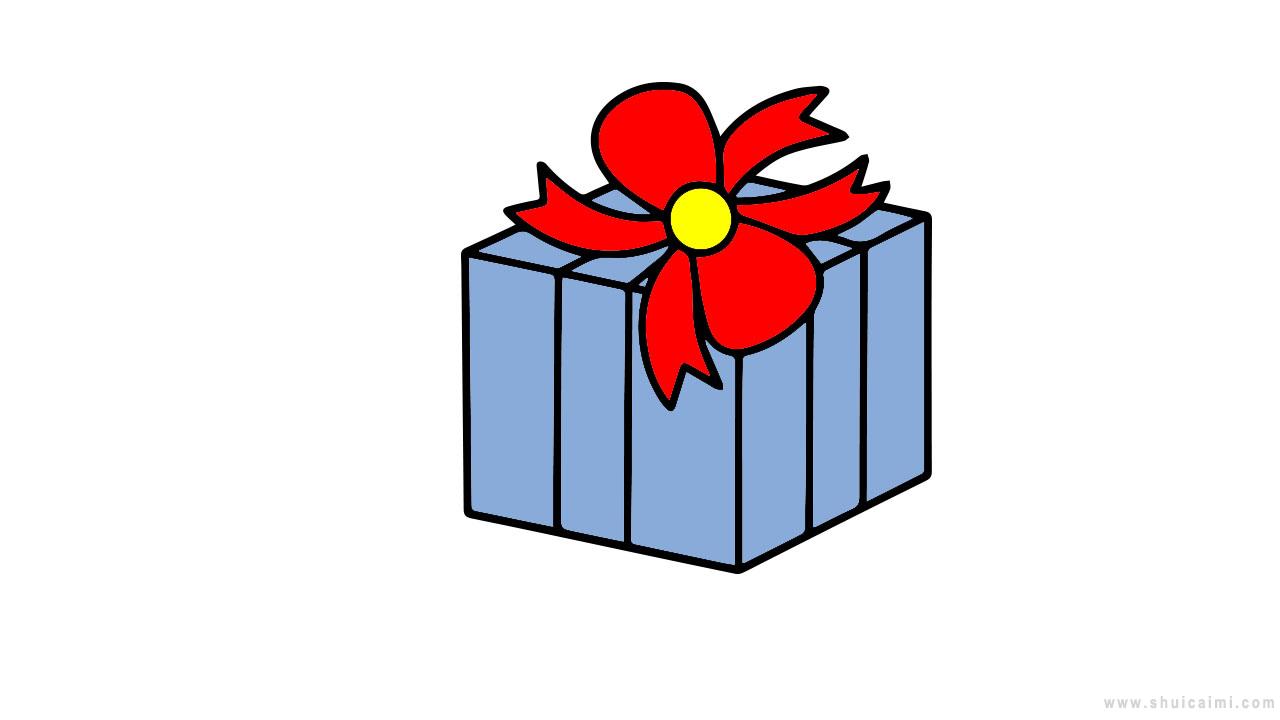礼物盒子简笔画怎么画礼物盒子简笔画简单又好看
