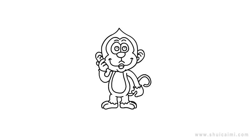 猴子简笔画怎么画 猴子简笔画简单又好看