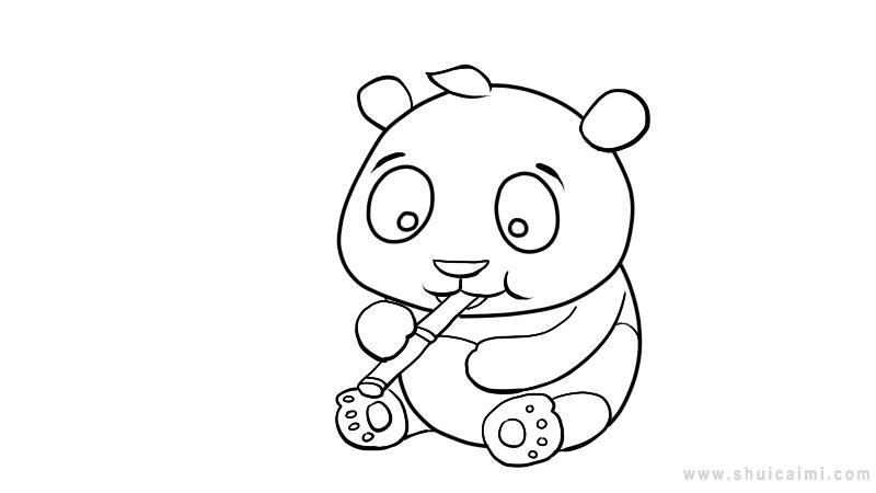熊猫简笔画怎么画熊猫简笔画简单