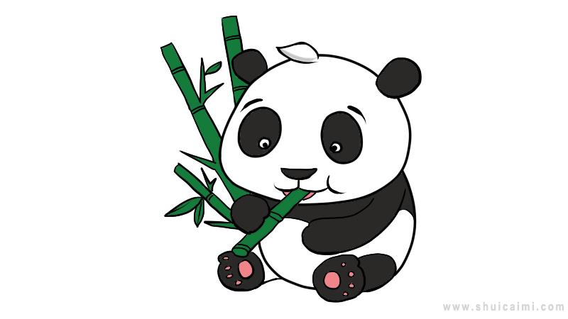 熊猫简笔画怎么画熊猫简笔画简单