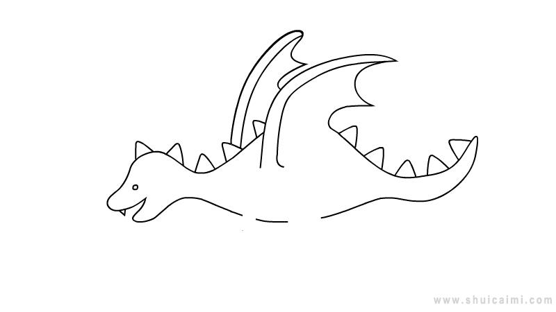 恐龙简笔画怎么画恐龙简笔画步骤