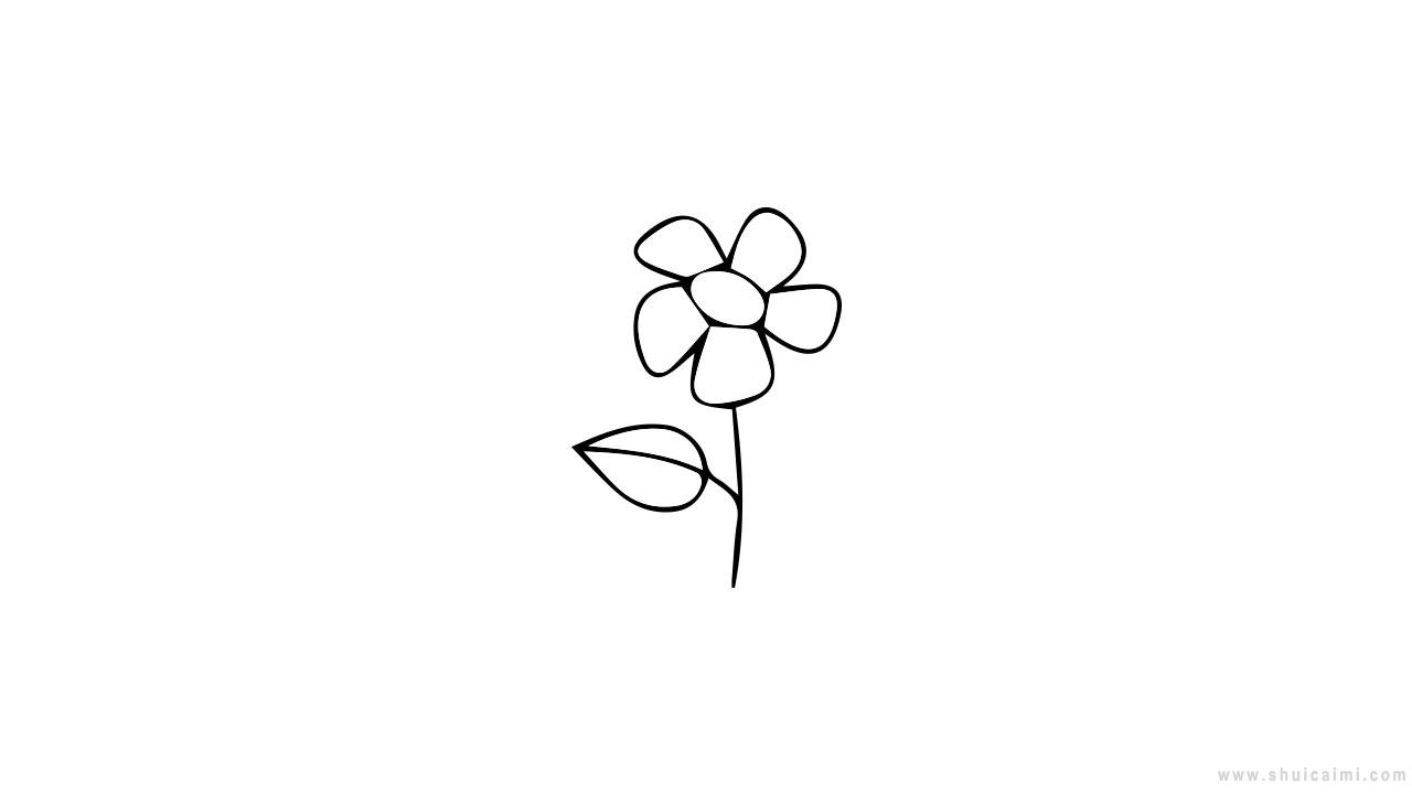 让你画漂亮花朵简笔画更简单,还特别快!