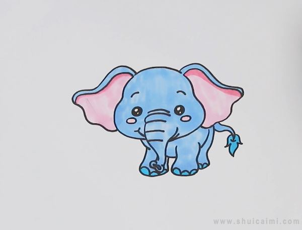 大象简笔画怎么画大象简笔画简单又好看