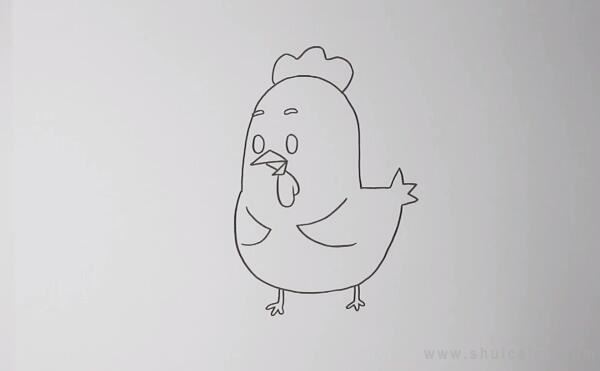 小鸡简笔画怎么画小鸡简笔画顺序