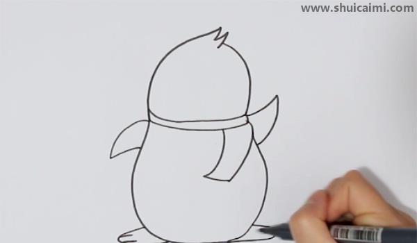 企鹅简笔画怎么画企鹅简笔画画法