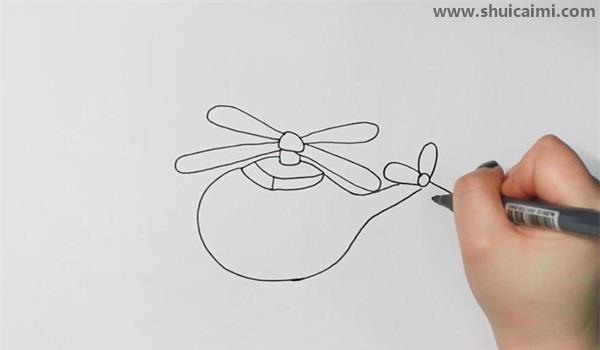 直升机简笔画怎么画直升机简笔画画法