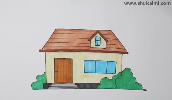 房子简笔画怎么画房子简笔画画法