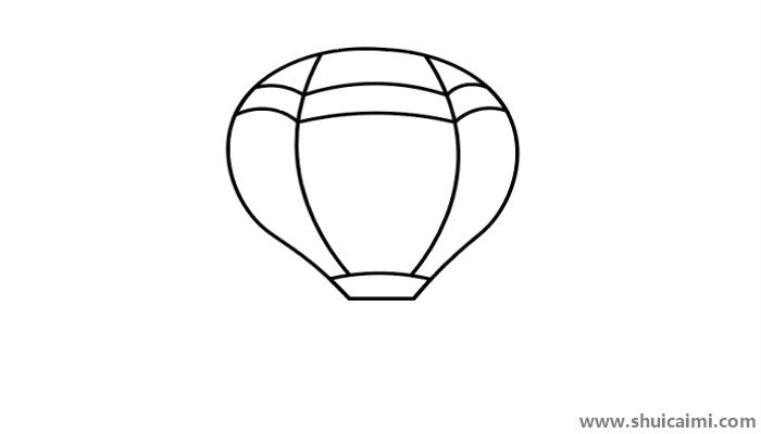 热气球简笔画怎么画热气球简笔画图片大全