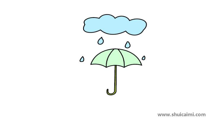 下雨简笔画怎么画下雨简笔画简单