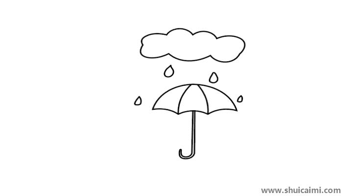 下雨简笔画怎么画 下雨简笔画简单
