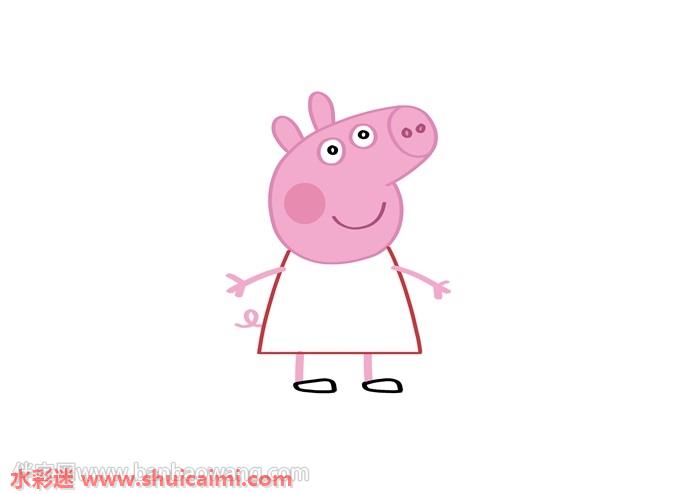 小猪佩奇怎么画小猪佩奇简笔画简单易画
