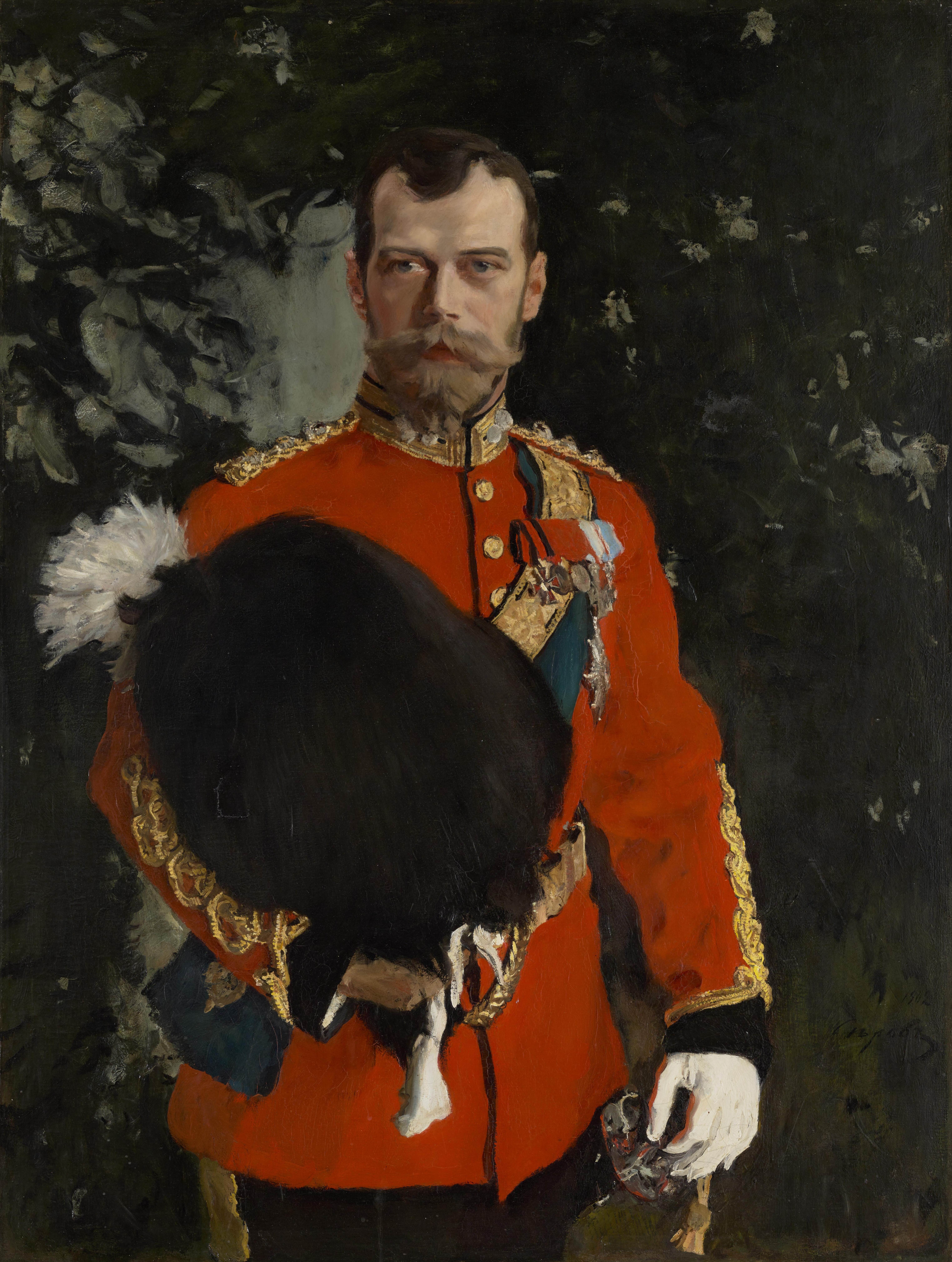 俄国沙皇尼古拉二世·亚历山德罗维奇陛下画像portrait of his