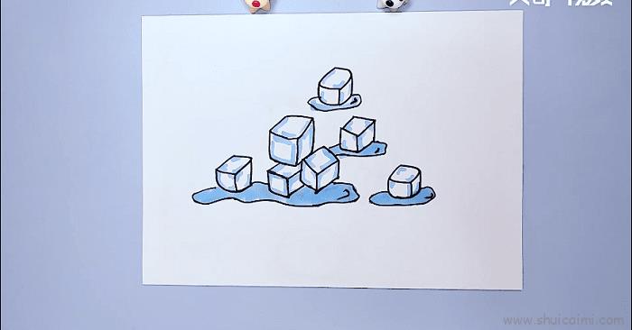 冰简笔画怎么画冰的简笔画详细教程