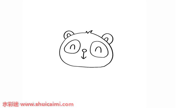 可爱熊猫怎么画可爱熊猫简笔画步骤图