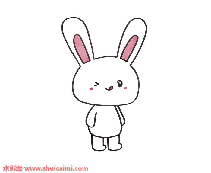 小兔子可爱怎么画小兔子可爱简笔画步骤