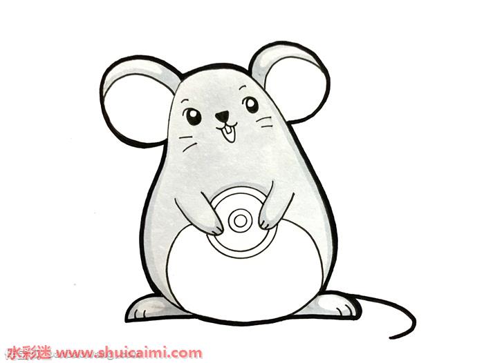 卡通老鼠怎么画卡通老鼠简笔画简单易画彩色