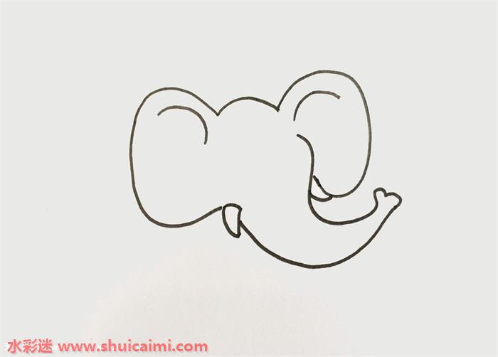 大象怎么画大象简笔画画法