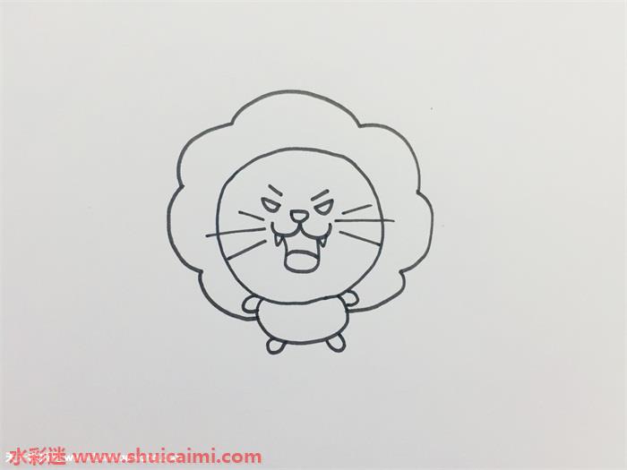 动物狮子怎么画动物狮子简笔画简单又漂亮彩色