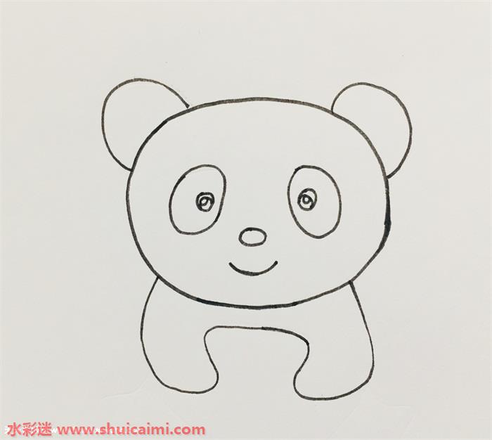熊猫可爱怎么画熊猫可爱简笔画彩色
