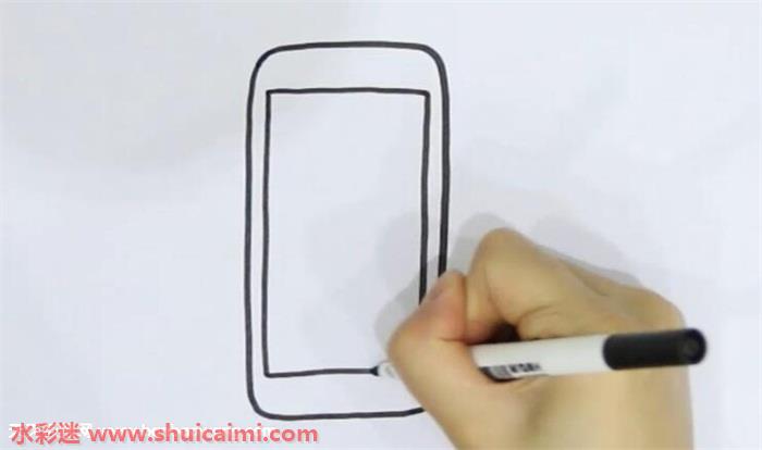 手机怎么画手机简笔画画法