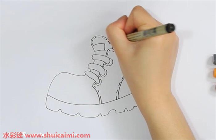 鞋子怎么画 鞋子简笔画画法 - 水彩迷