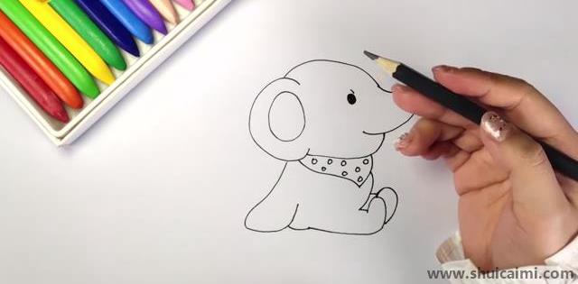 怎么画简笔画大象?可爱的大象简笔画教程分享