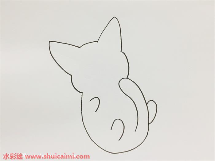 猫简笔画的画法步骤图解