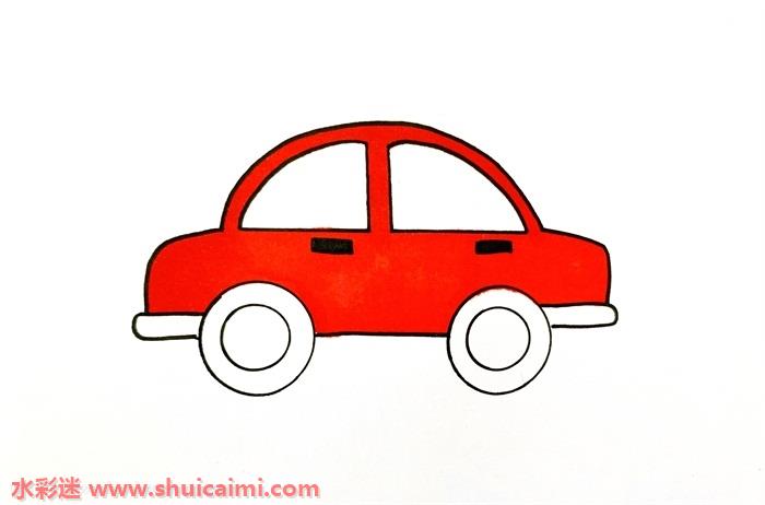 汽车怎么画汽车简笔画简单又漂亮彩色