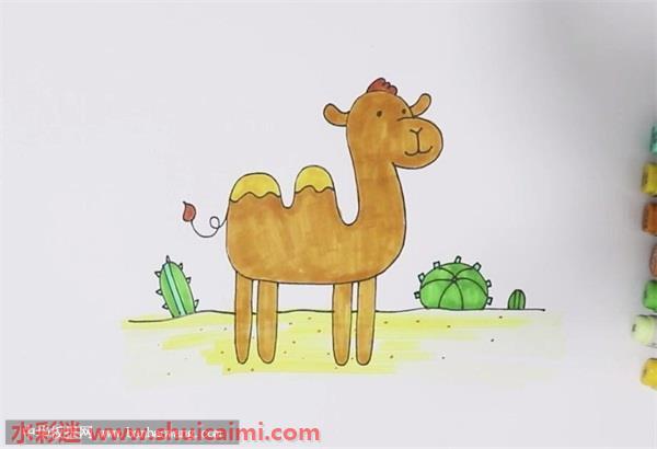 骆驼怎么画 骆驼简笔画简单彩色
