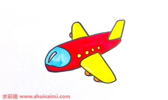 飞机怎么画飞机简笔画画法