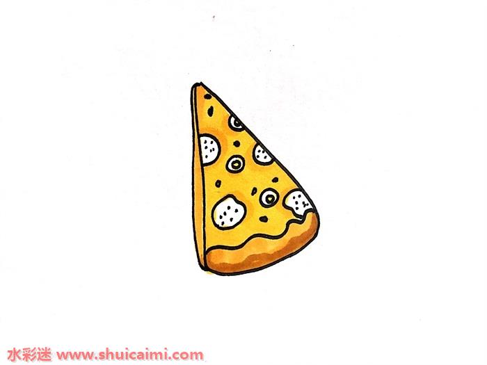 qq红包披萨怎么画披萨简笔画步骤图