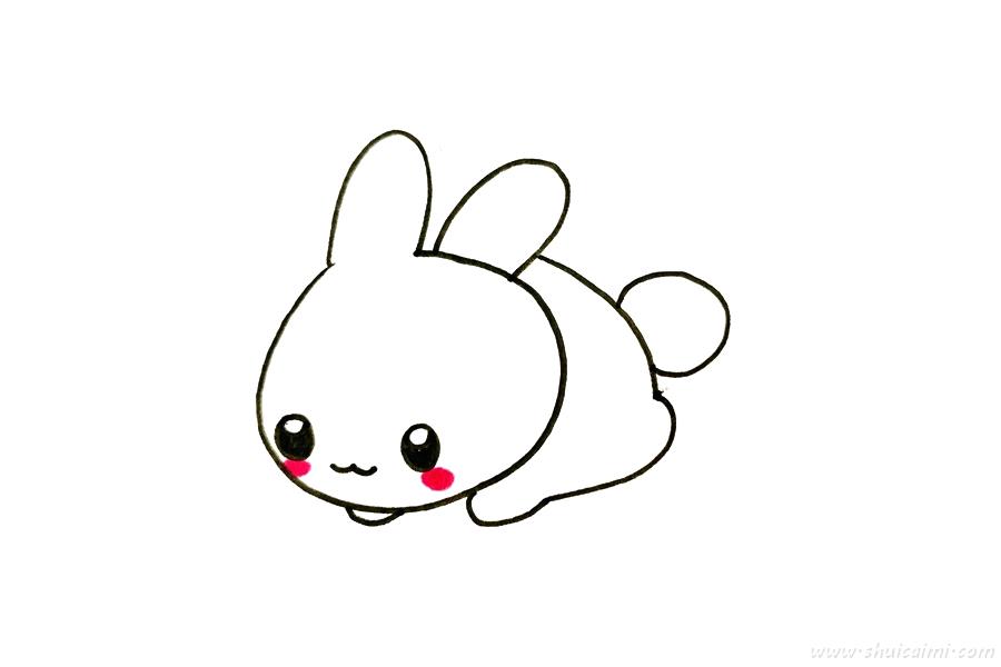 趴着小兔子怎么画趴着小兔子简笔画画法