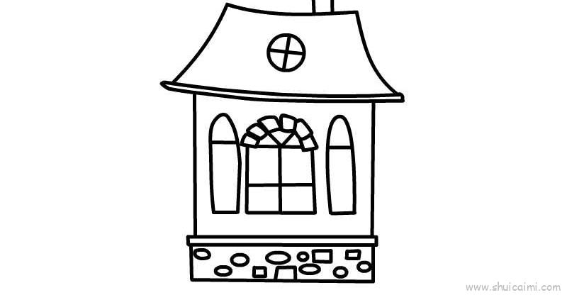 房子儿童画怎么画房子简笔画简单