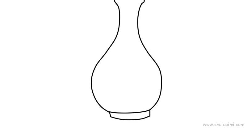 花瓶儿童画怎么画花瓶简笔画好看