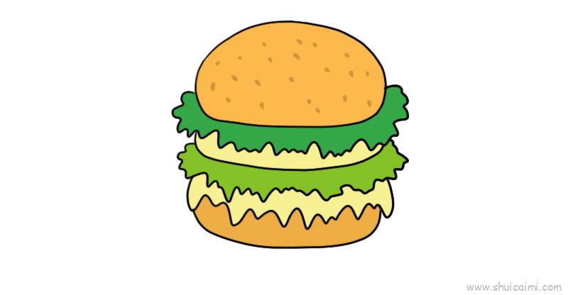 摘要 这是一篇解决汉堡简笔画怎么画的内容,让你画汉堡简笔画更简单