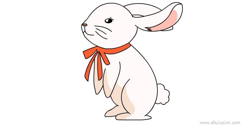兔子彩色儿童画怎么画兔子简笔画图片大全