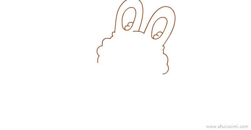 兔子儿童画怎么画兔子简笔画步骤