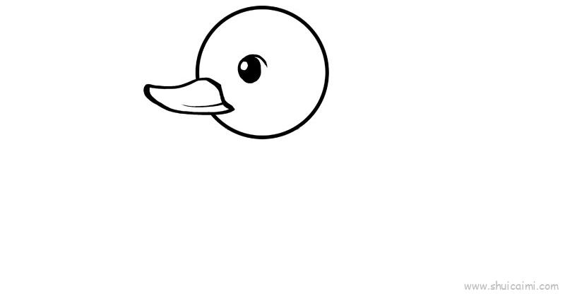 鸭儿童画怎么画鸭简笔画步骤