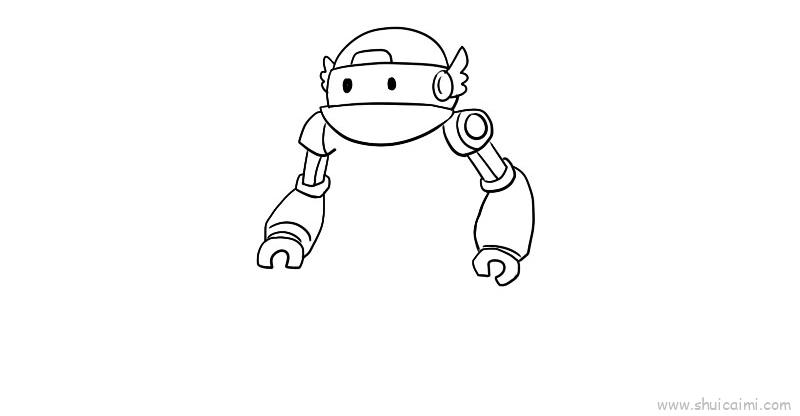 机器人儿童画怎么画机器人简笔画简单又好看